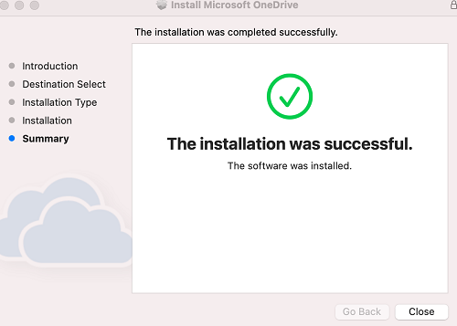 installing onedrive for mac