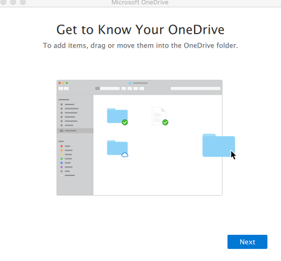 mac onedrive sync client options