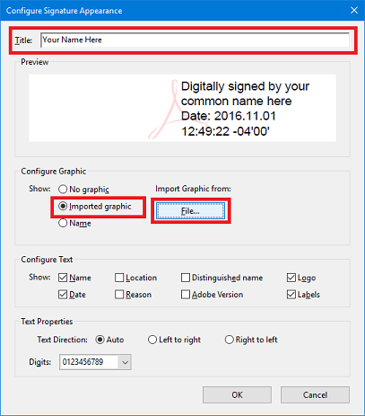 seeting preference adobe sign and fill