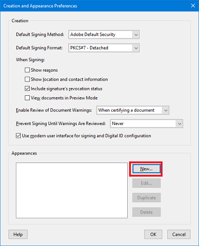 pdf creating electronic signatures password protected