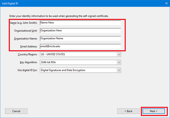 how to create a digital signature in pdf